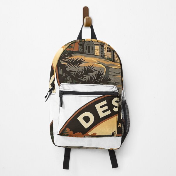 Item preview, DeSoto State Park Alabama Stone Lodge Sticker designed and sold by DetourDgn.