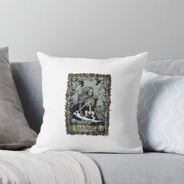 Item preview, XIII LA MORT Skeleton Reaper Tarot Card Art designed and sold by ALEGLAS.