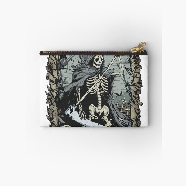 Item preview, XIII LA MORT Skeleton Reaper Tarot Card Art designed and sold by ALEGLAS.