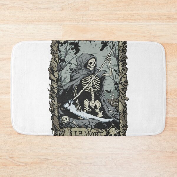Item preview, XIII LA MORT Skeleton Reaper Tarot Card Art designed and sold by ALEGLAS.