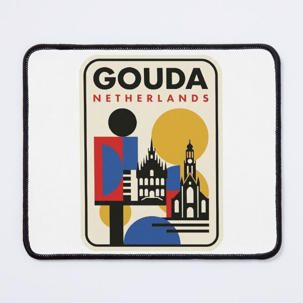 Item preview, Retro Gouda Bauhaus Geometric Skyline designed and sold by k3rstman1.