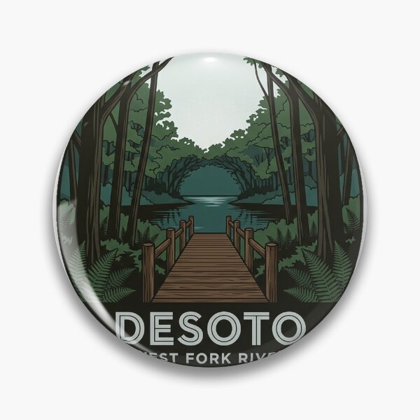 Item preview, West Fork River Boardwalk DeSoto State Park Sticker designed and sold by DetourDgn.