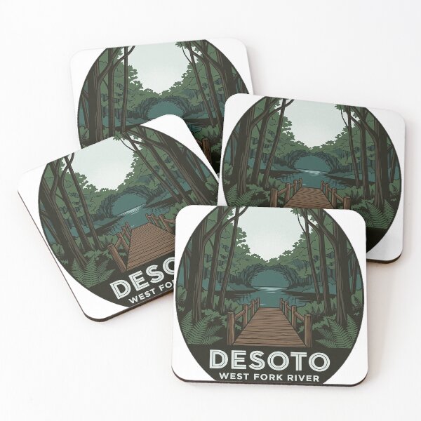 Item preview, West Fork River Boardwalk DeSoto State Park Sticker designed and sold by DetourDgn.