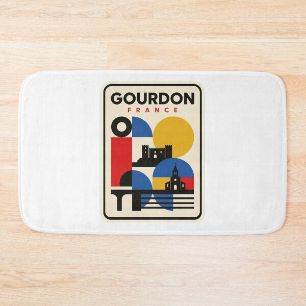 Item preview, Retro Gourdon Bauhaus Geometric Skyline designed and sold by k3rstman1.