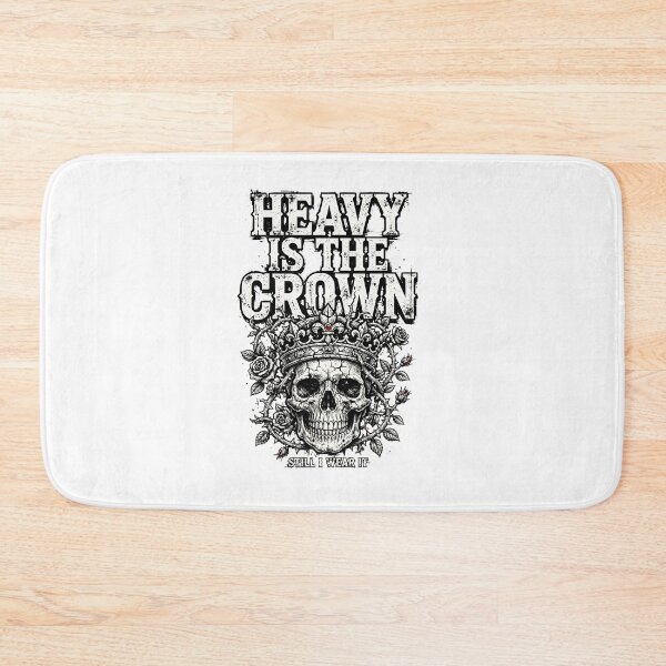 Item preview, HEAVY IS THE CROWN - Skull King Woodblock Halloween Streetwear Vector designed and sold by VYBE DARK Studio.