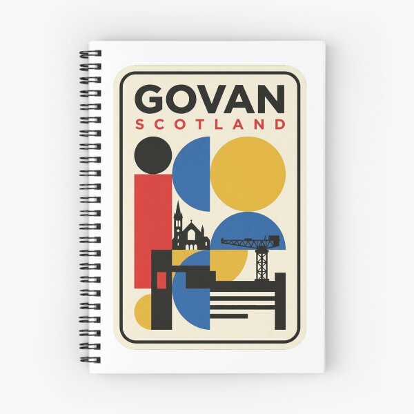 Item preview, Retro Govan Bauhaus Geometric Skyline designed and sold by k3rstman1.