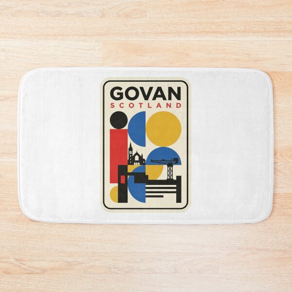 Item preview, Retro Govan Bauhaus Geometric Skyline designed and sold by k3rstman1.