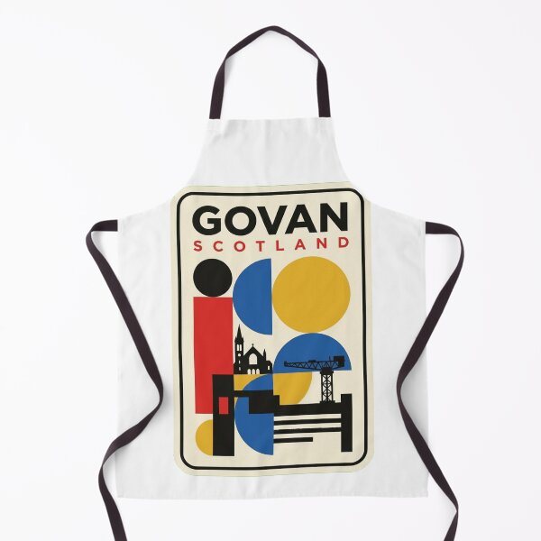 Item preview, Retro Govan Bauhaus Geometric Skyline designed and sold by k3rstman1.