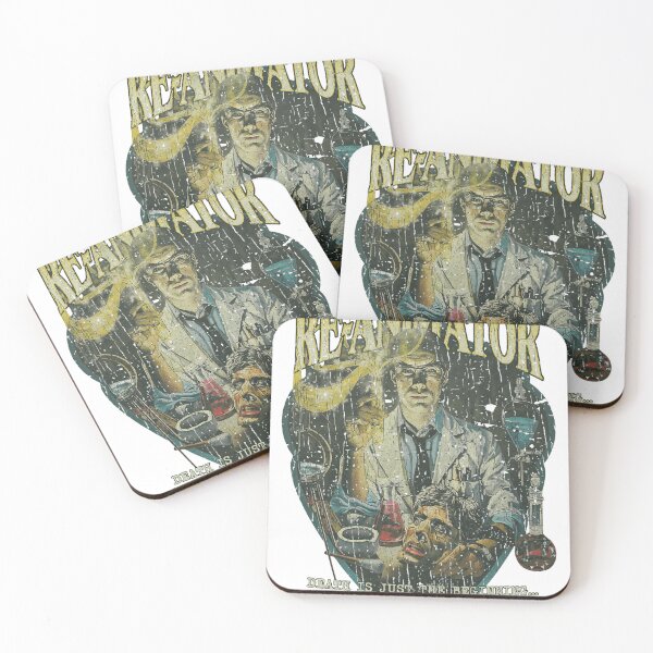 Item preview, Distressed Re-Animator Vintage Horror Lab Head designed and sold by ALEGLAS.