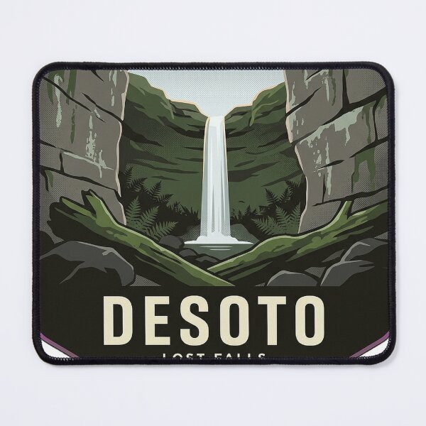 Item preview, Lost Falls DeSoto State Park Alabama Winter Sticker designed and sold by DetourDgn.