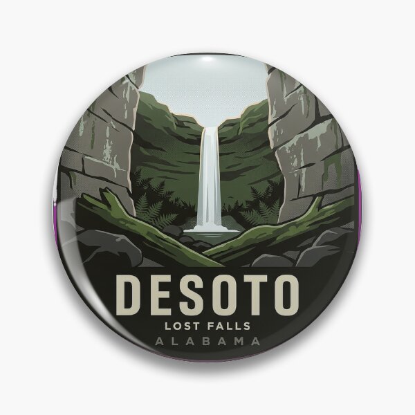 Item preview, Lost Falls DeSoto State Park Alabama Winter Sticker designed and sold by DetourDgn.