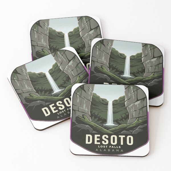 Item preview, Lost Falls DeSoto State Park Alabama Winter Sticker designed and sold by DetourDgn.