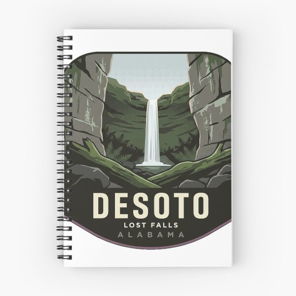 Item preview, Lost Falls DeSoto State Park Alabama Winter Sticker designed and sold by DetourDgn.