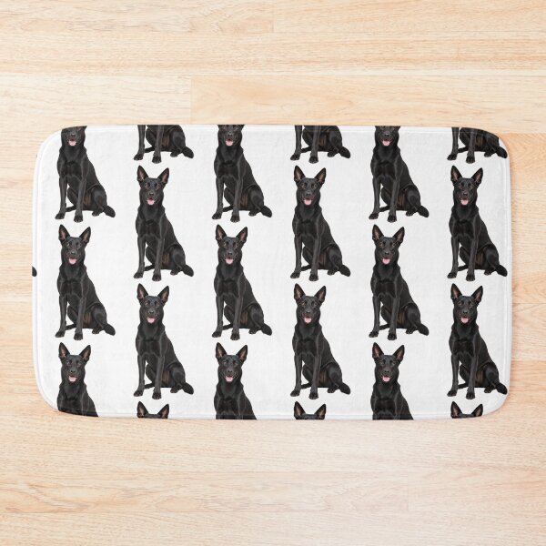 Item preview, Australian Kelpie Black Dog designed and sold by BackgroundND.