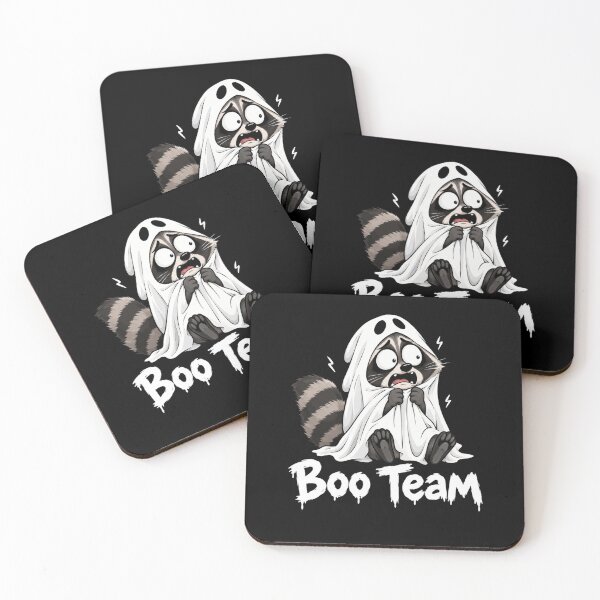 Item preview, Raccoon Boo Halloween designed and sold by TheEndDesign.