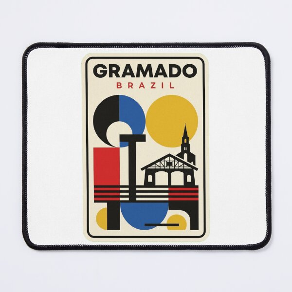 Item preview, Retro Gramado Bauhaus Geometric Skyline designed and sold by k3rstman1.