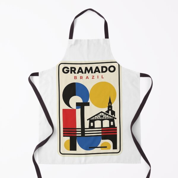 Item preview, Retro Gramado Bauhaus Geometric Skyline designed and sold by k3rstman1.