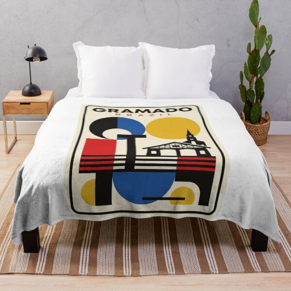 Item preview, Retro Gramado Bauhaus Geometric Skyline designed and sold by k3rstman1.