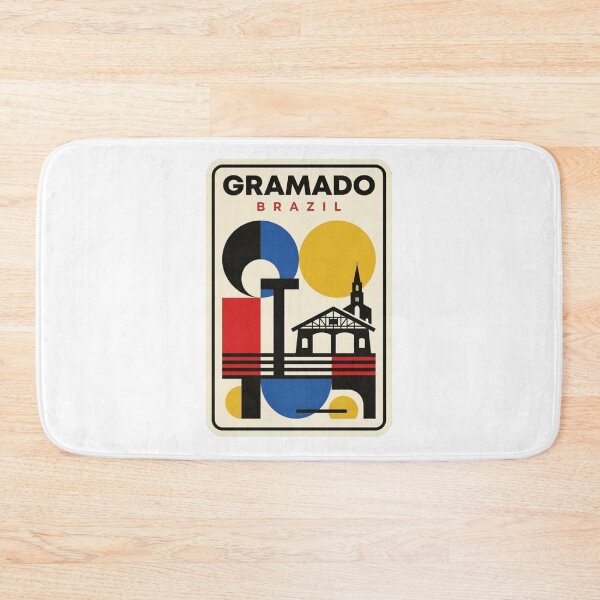 Item preview, Retro Gramado Bauhaus Geometric Skyline designed and sold by k3rstman1.