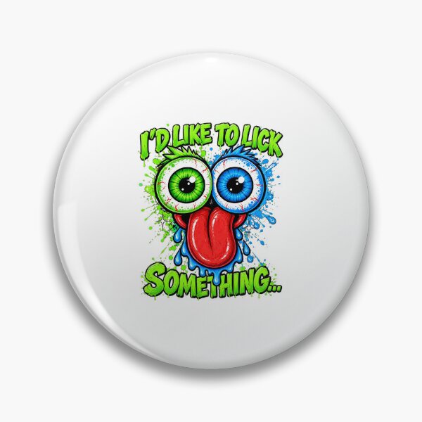 Item preview, I'd Like To Lick Something - Funny Trippy Drippy Eyeball Monster  Leírás (Description): designed and sold by Csaba1983.