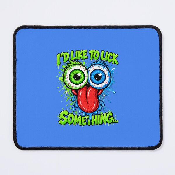 Item preview, I'd Like To Lick Something - Funny Trippy Drippy Eyeball Monster  Leírás (Description): designed and sold by Csaba1983.