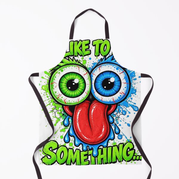 Item preview, I'd Like To Lick Something - Funny Trippy Drippy Eyeball Monster  Leírás (Description): designed and sold by Csaba1983.