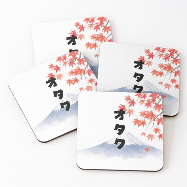 Item preview, Otaku - Nerd and Proud | Mount Fuji & Autumn Leaves | Japanese Design designed and sold by JapanMemoir.