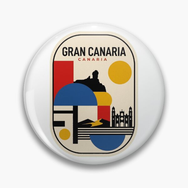 Item preview, Retro Gran Canaria Bauhaus Geometric Skyline designed and sold by k3rstman1.