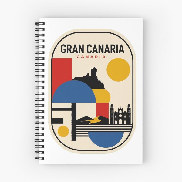 Item preview, Retro Gran Canaria Bauhaus Geometric Skyline designed and sold by k3rstman1.