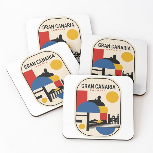 Item preview, Retro Gran Canaria Bauhaus Geometric Skyline designed and sold by k3rstman1.