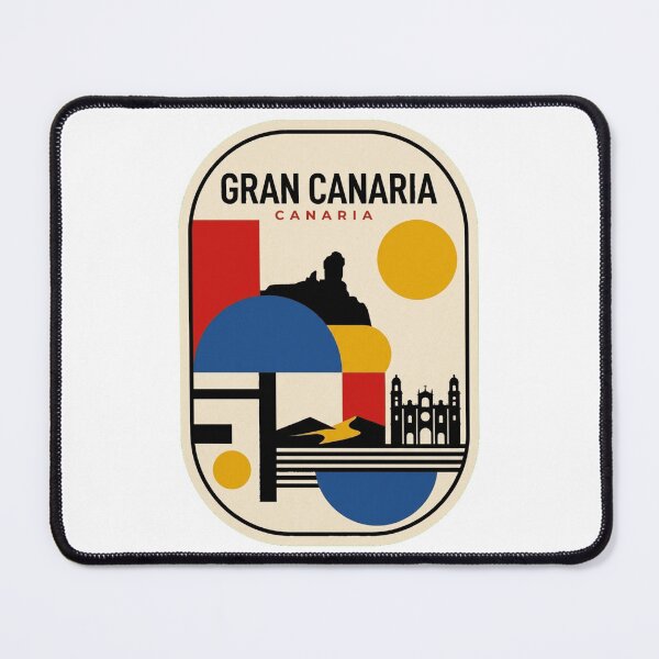 Item preview, Retro Gran Canaria Bauhaus Geometric Skyline designed and sold by k3rstman1.