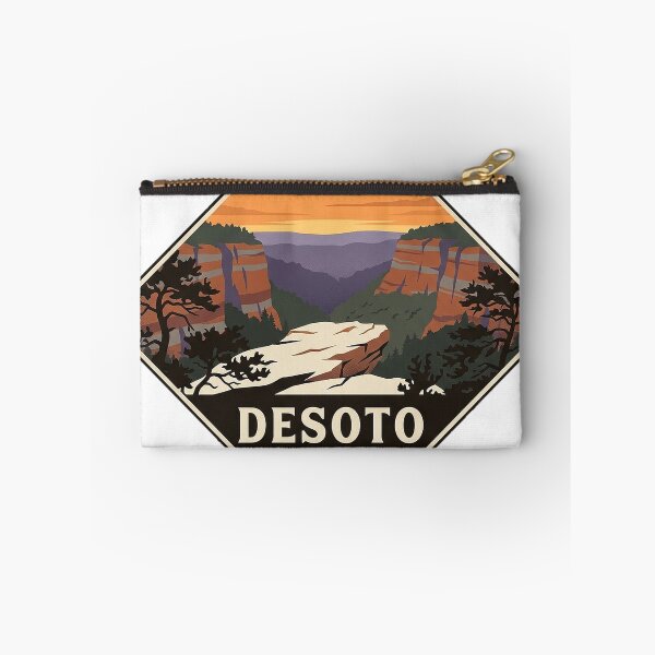 Item preview, DeSoto State Park Alabama Canyon Rim Sunset Sticker designed and sold by DetourDgn.