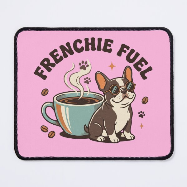 Item preview, Frenchie Fuel Funny French Bulldog Coffee Lover Retro T-Shirt Graphic designed and sold by BiniClicks.