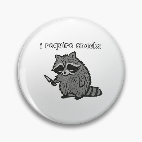 Item preview, Raccoon Demands Snacks With A Weapon designed and sold by ALEGLAS.