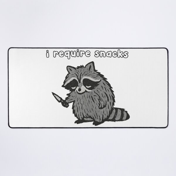Item preview, Raccoon Demands Snacks With A Weapon designed and sold by ALEGLAS.