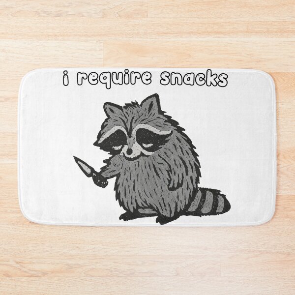 Item preview, Raccoon Demands Snacks With A Weapon designed and sold by ALEGLAS.
