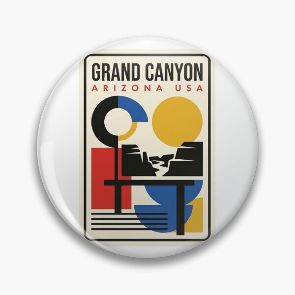 Item preview, Retro Grand Canyon Bauhaus Geometric Skyline designed and sold by k3rstman1.