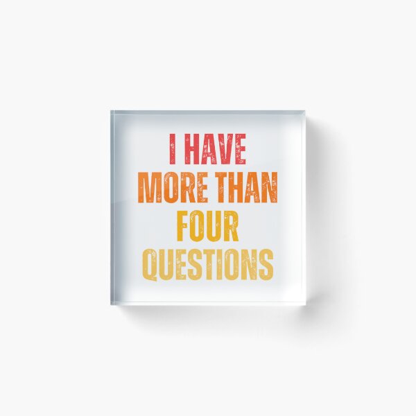 Item preview, Funny Passover Seder I Have More Than Four Questions designed and sold by AfterHoursFM.