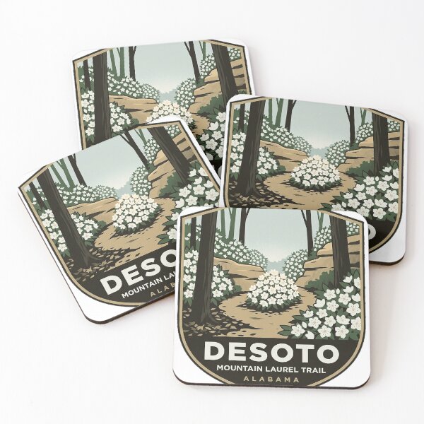 Item preview, Mountain Laurel Trail DeSoto State Park Alabama Sticker designed and sold by DetourDgn.