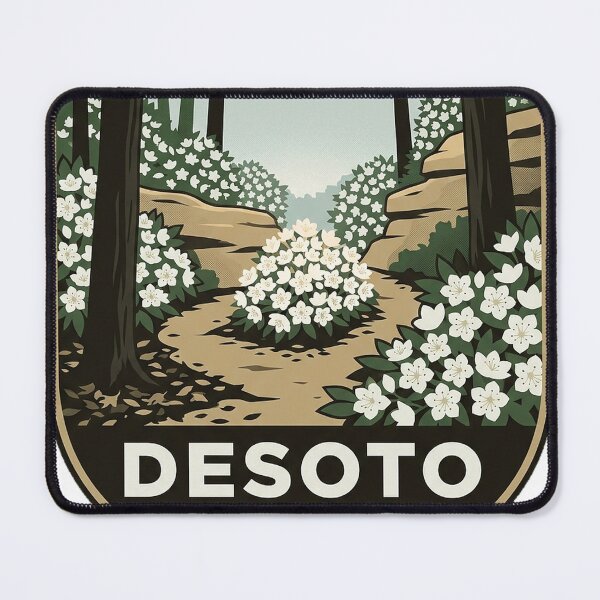 Item preview, Mountain Laurel Trail DeSoto State Park Alabama Sticker designed and sold by DetourDgn.