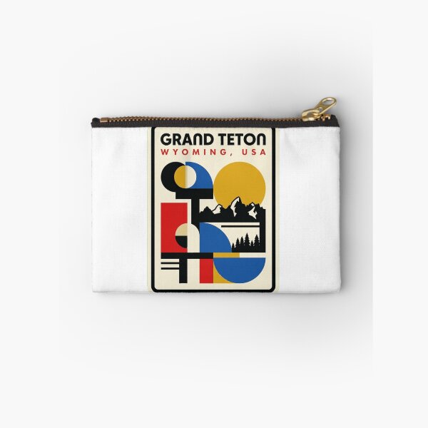Item preview, Retro Grand Teton Bauhaus Geometric Skyline designed and sold by k3rstman1.
