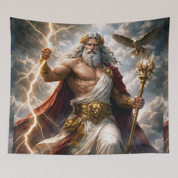 Item preview, Jupiter – Roman God of Thunder and Lightning designed and sold by GalleryKauffeld.
