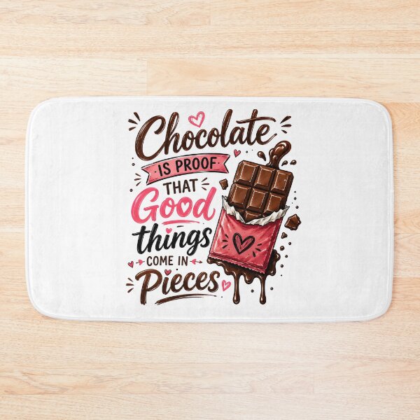 Item preview, Chocolate is proof that good things come in pieces designed and sold by nimmitrends.