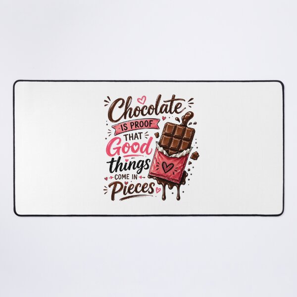Item preview, Chocolate is proof that good things come in pieces designed and sold by nimmitrends.