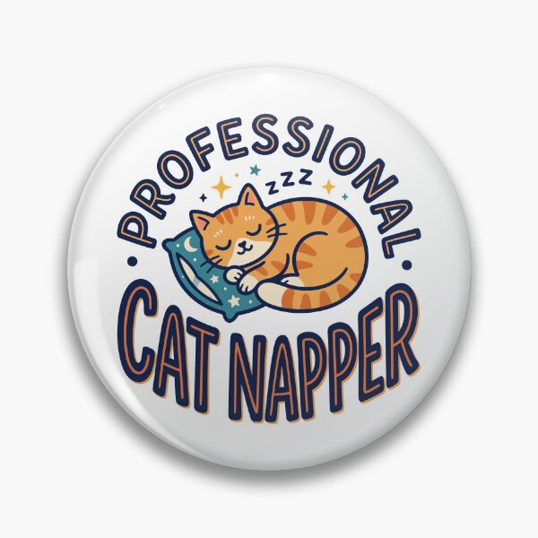 Item preview, Professional Cat Napper - Cute Orange Tabby Sleeping Cat designed and sold by MyLeoTee.