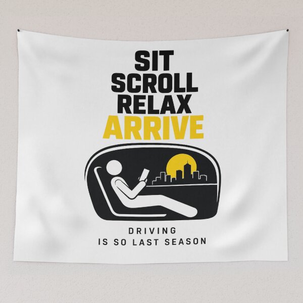 Item preview, Sit Scroll Relax  designed and sold by Kenzie & Co.