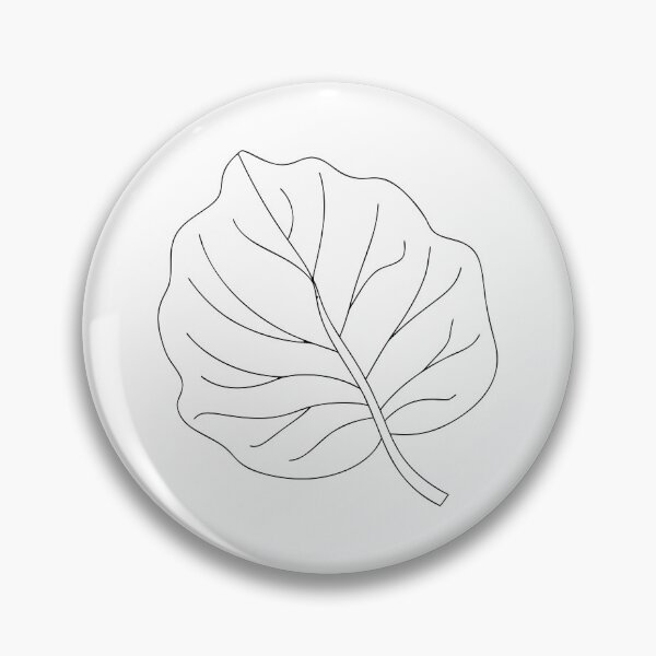 Item preview, Fiddle Leaf Fig Detailed 2 Line Art Gift designed and sold by OneLine Studio.