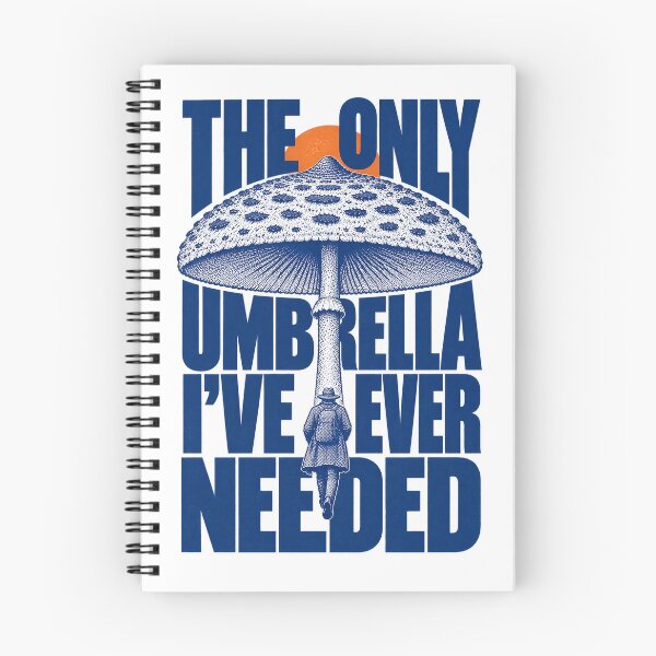 Item preview, The Only Umbrella I've Ever Needed — Parasol Mushroom Poster T-Shirt designed and sold by wildlifethings.