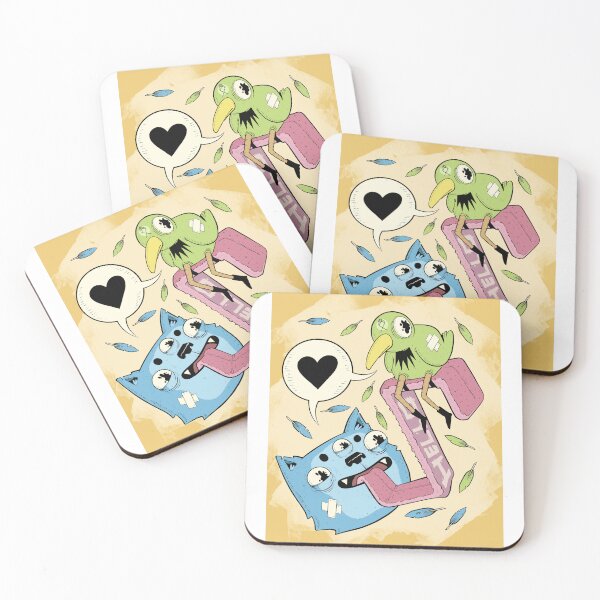 Item preview, Weird Cute Creatures Best Friends Cartoon Art designed and sold by DRP-art.
