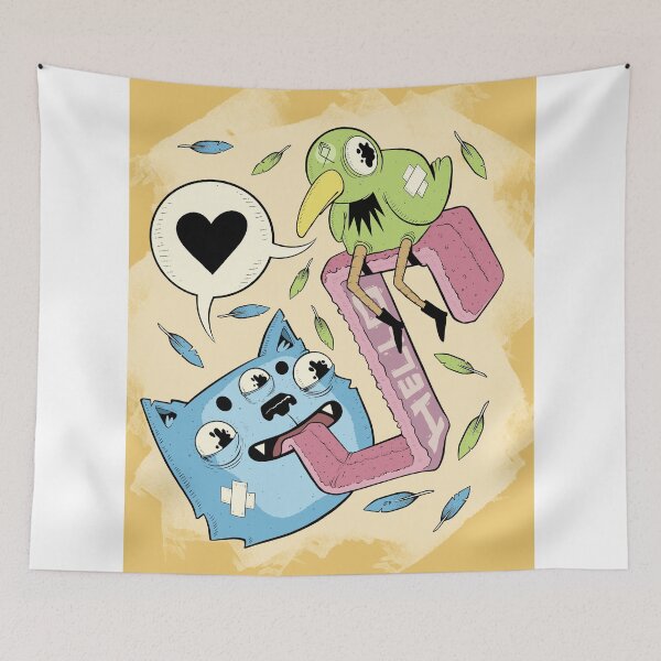 Item preview, Weird Cute Creatures Best Friends Cartoon Art designed and sold by DRP-art.